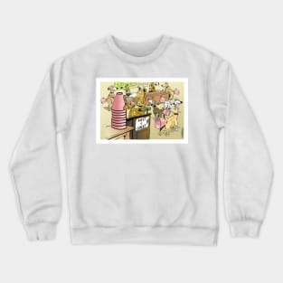 Meet and greet gathering. Crewneck Sweatshirt